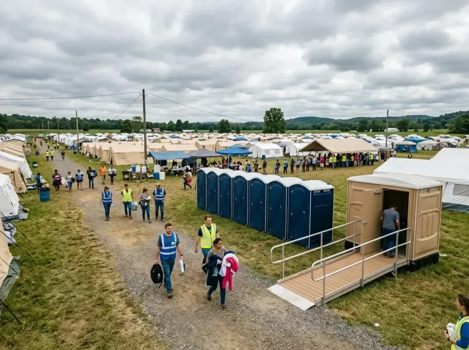 disaster-relief-camp-restrooms-010 — frequently asked questions, Dumpster & Portable Bathrooms Rental in Mililani Town, HI